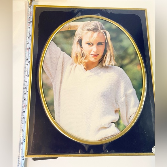 Vintage Brass Picture Frame Bundle Home Decor Gallery Wall Professional Velvet - Picture 2 of 11